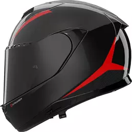 Nolan X-904 Ultra Carbon Emblema Мотошлем Black Red Красный