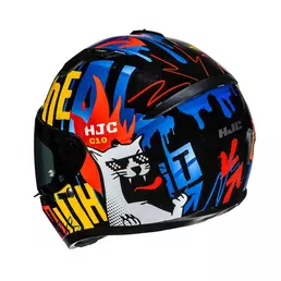 Hjc C10 Fop Мотошлем Blue Orange Синий