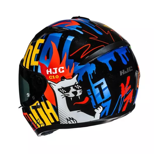 Hjc C10 Fop Мотошлем Blue Orange Синий
