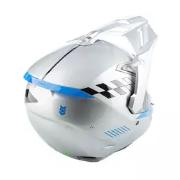 Klim X1 Alpha Мотошлем High Rise Blue Серый