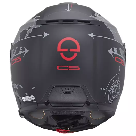 Schuberth C5 Globe Modular Мотошлем Black Черный