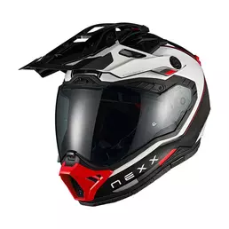 Nexx X.rally Raid Мотошлем White Red Красный
