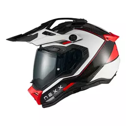 Nexx X.rally Raid Мотошлем White Red Красный