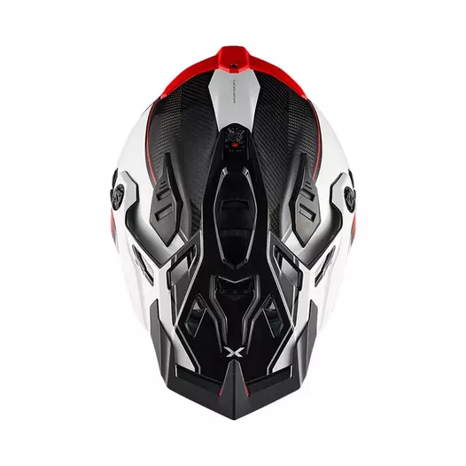 Nexx X.rally Raid Мотошлем White Red Красный