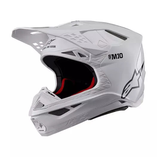 Alpinestars Supertech M10 2206 Solid Мотошлем White Белый (размер: xs)