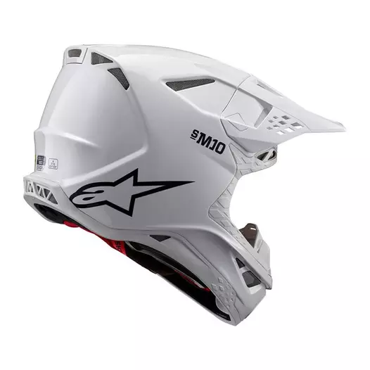 Alpinestars Supertech M10 2206 Solid Мотошлем White Белый