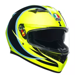 Agv K3 E2206 Rossi Wt Philipp Island 2005 Мотошлем Желтый