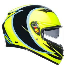 Agv K3 E2206 Rossi Wt Philipp Island 2005 Мотошлем Желтый
