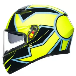 Agv K3 E2206 Rossi Wt Philipp Island 2005 Мотошлем Желтый