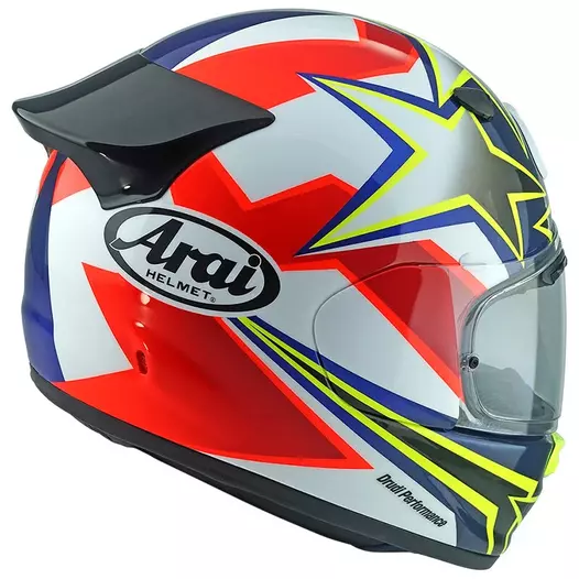 Arai Quantic Stars And Stripes Мотошлем Красный