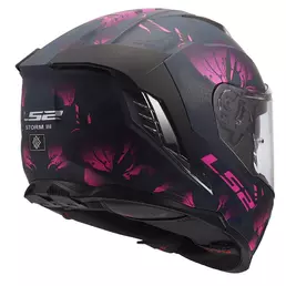 Ls2 Ff818 Storm 3 Burst Мотошлем Black Pink Matt Розовый