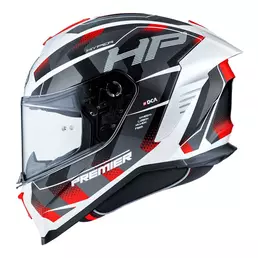 Premier Hyper 22.06 Мотошлем Hp 2 White Red Black Белый (размер: xs)