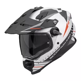 Scorpion Adf-9000 Air Feat Мотошлем White Red Красный (размер: xs)