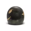 Dmd Jet Retro Handmade Smile Gold Leaf Мотошлем Черный