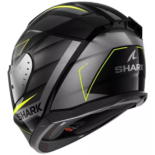 Shark D-skwal 3 Sizler Мотошлем Anthracite Yellow Желтый