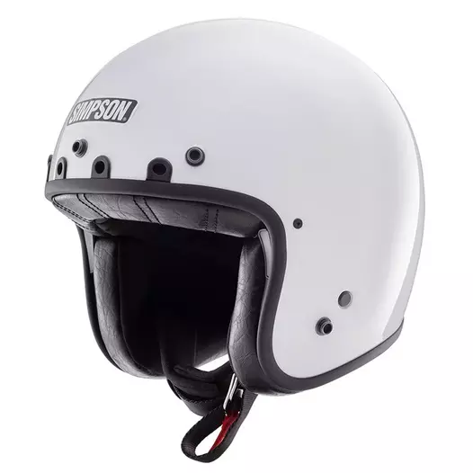 Simpson Chopper Мотошлем White Белый (размер: xs)