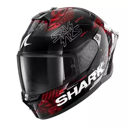 Shark Skwal Cup Speed Vib Мотошлем Black Red Silver Красный