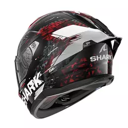 Shark Skwal Cup Speed Vib Мотошлем Black Red Silver Красный