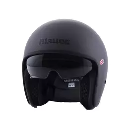 Blauer Pilot 1.1 06 Monochrome Мотошлем Titanium Matt Серый
