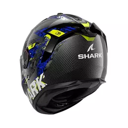 Shark Spartan Gt Pro Carbon Speed-vib Мотошлем Anthracite Blue Синий