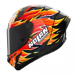 Nolan X-804 Rs Ultra Carbon Replica Iannone Мотошлем Черный