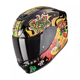 Scorpion Exo-jnr Air Yucatan Мотошлем Black Черный