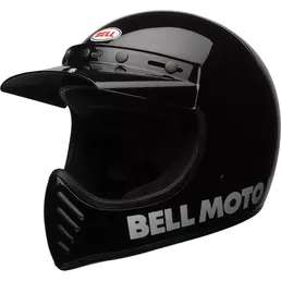 Bell Moto-3 Ece6 Classic Мотошлем Black Gloss Черный