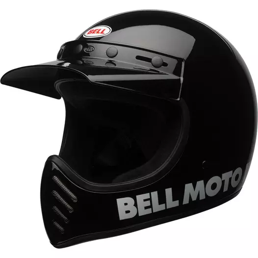 Bell Moto-3 Ece6 Classic Мотошлем Black Gloss Черный (размер: xs)