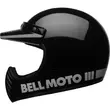 Bell Moto-3 Ece6 Classic Мотошлем Black Gloss Черный