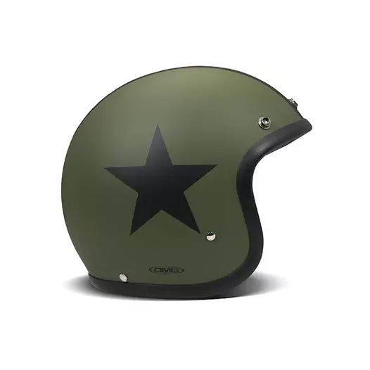 Dmd Jet Retro Star Мотошлем Green Зеленый (размер: xs)