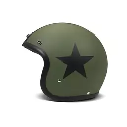 Dmd Jet Retro Star Мотошлем Green Зеленый