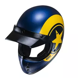 Hjc V60 Nyx Мотошлем Blue Yellow Синий