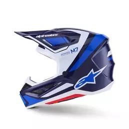Alpinestars Sm7 Rise Мотошлем Blue White Синий