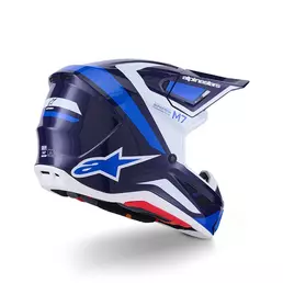 Alpinestars Sm7 Rise Мотошлем Blue White Синий