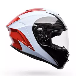 Bell Race Star Dlx Flex Ece6 Мотошлем Fluid Red White Красный