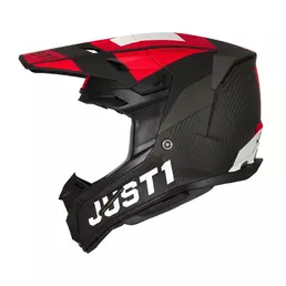 Just-1 J22 3k Carbon 2206 Adrenaline Мотошлем Red Красный