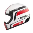 Premier Mx Bl8 Bm Мотошлем White Black Red Белый