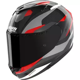 Nolan X-904 Ultra Carbon Quin Мотошлем Calibro Red Красный