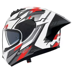 Nolan N60.6 Sport Corsa Мотошлем White Black Red Красный