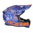 Acerbis Linear 2206 Мотошлем Grey Blue Синий