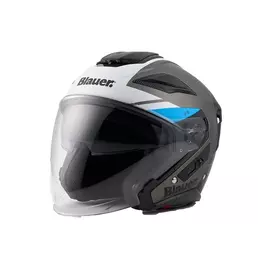 Blauer Jj-01 Мотошлем Titanium Matt Серый