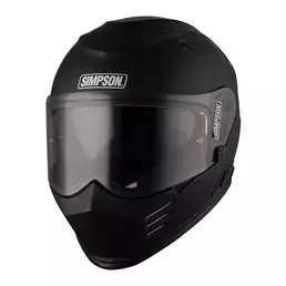 Simpson Venom 22.06 Мотошлем Black Matt Черный