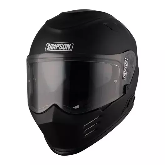 Simpson Venom 22.06 Мотошлем Black Matt Черный (размер: xs)