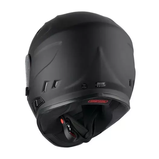 Simpson Venom 22.06 Мотошлем Black Matt Черный