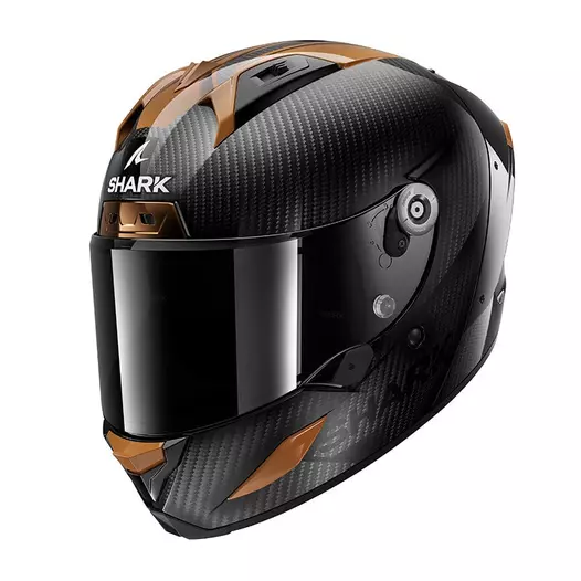 Shark Aeron Carbon Skin Мотошлем Black Brown Коричневый (размер: xl)