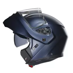 Agv Streetmodular Mono Modular Мотошлем Blue Matt Серый