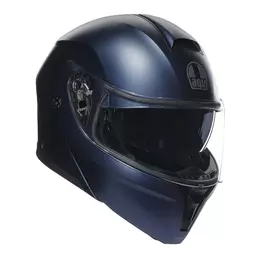 Agv Streetmodular Mono Modular Мотошлем Blue Matt Серый