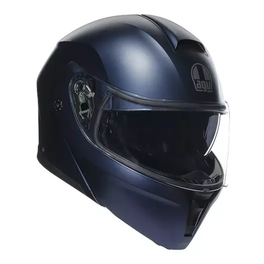 Agv Streetmodular Mono Modular Мотошлем Blue Matt Серый