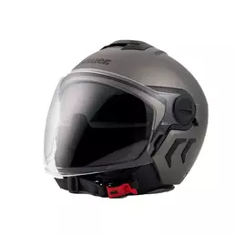 Blauer Demi Jet Dj-01 Mono Мотошлем Titanium Matt Серый