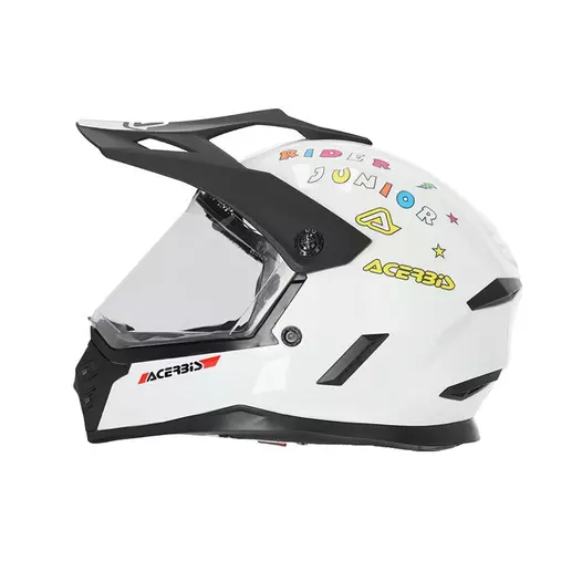 Acerbis Rider Junior Мотошлем White Белый